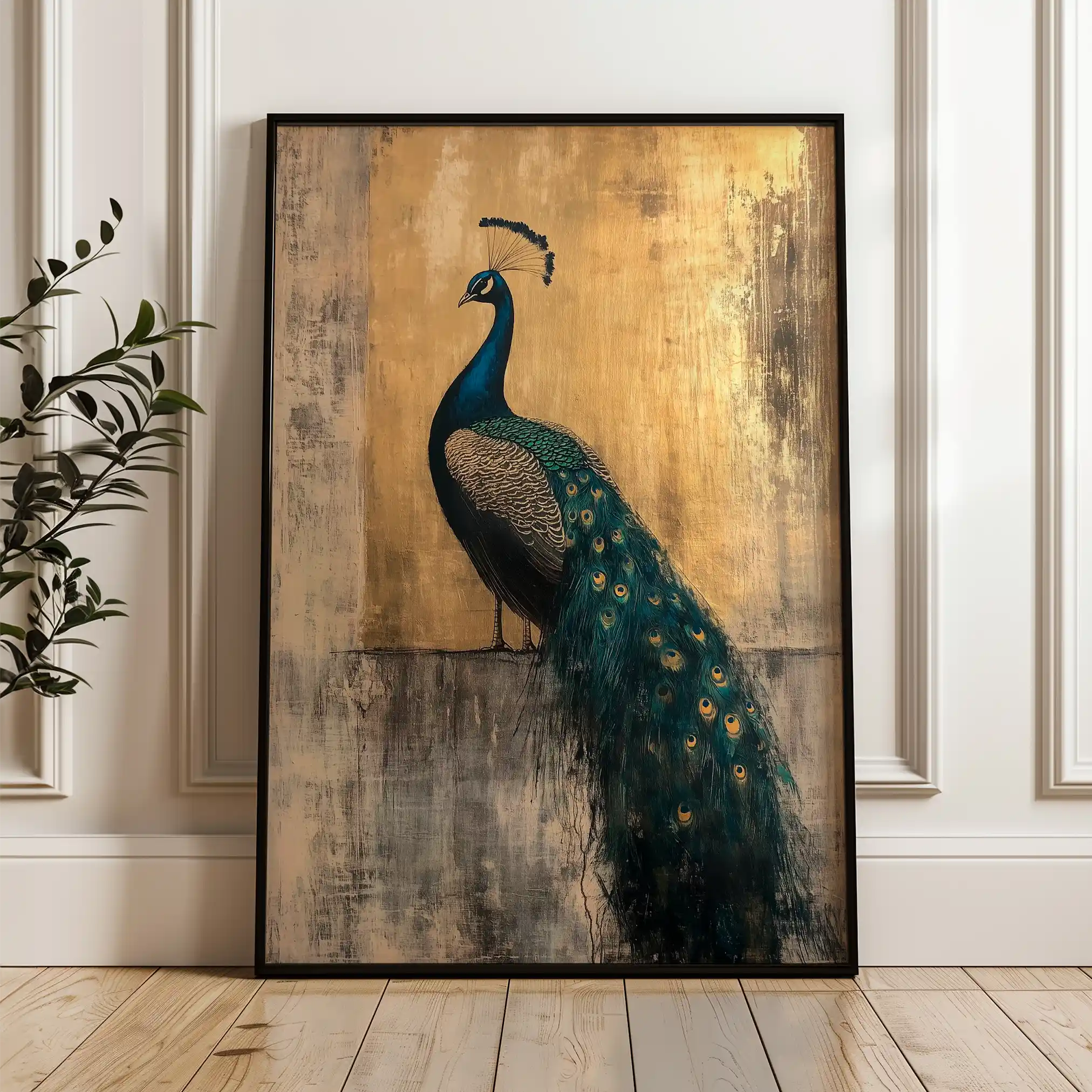 Animals 160 Canvas Art 60 x 40 cm / Black