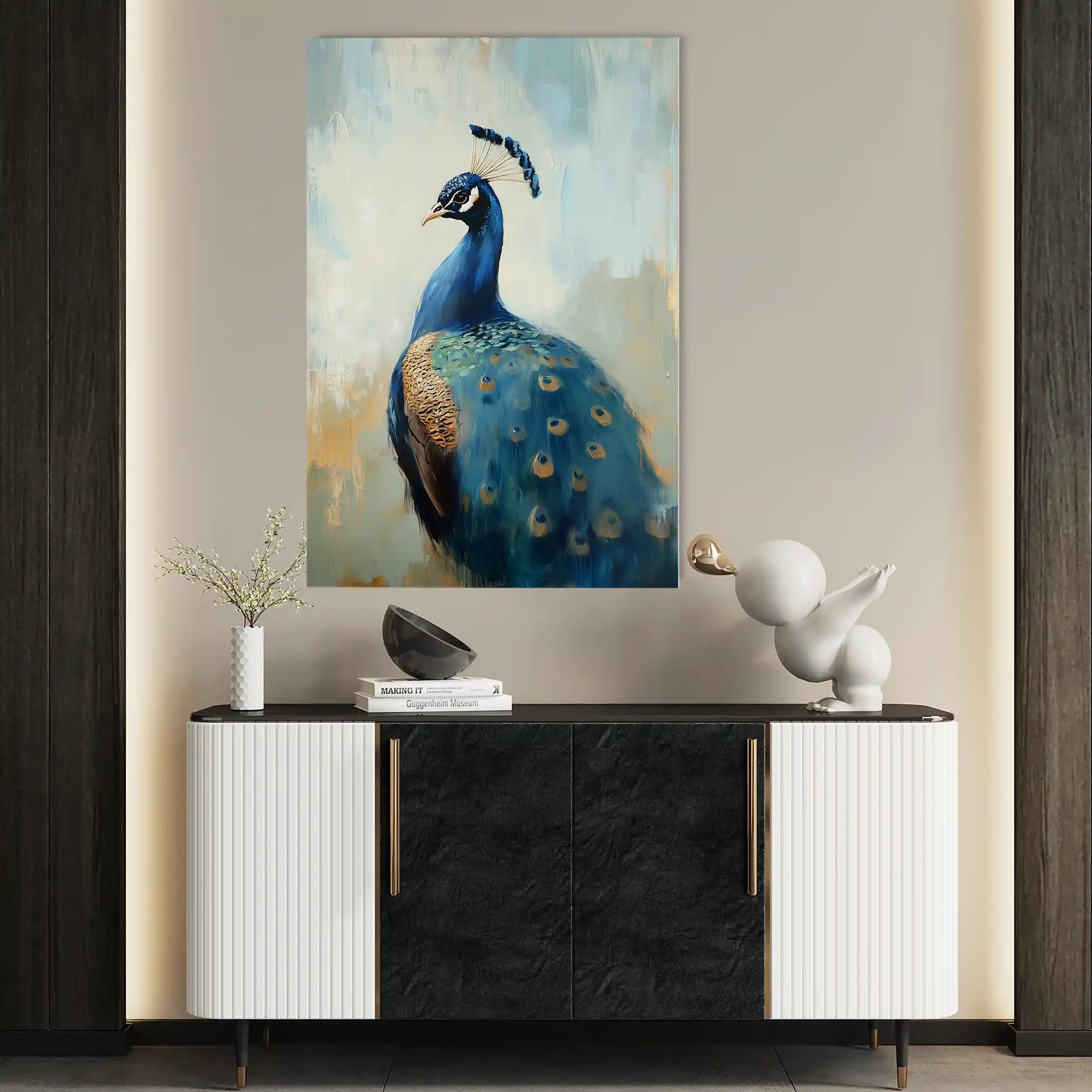 Animals 161 Canvas Art 60 x 40 cm / Black