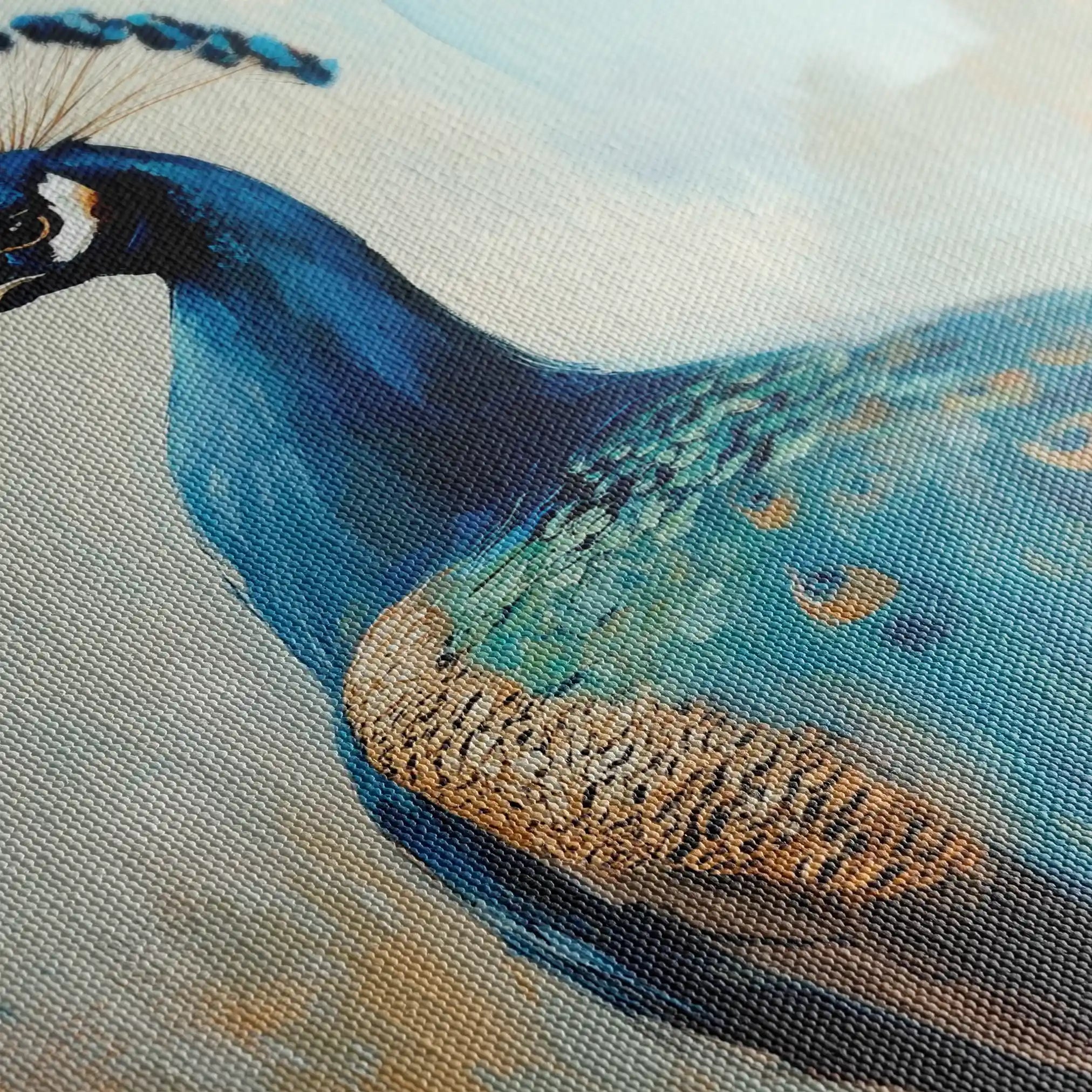 Animals 161 Canvas Art 60 x 40 cm / Black