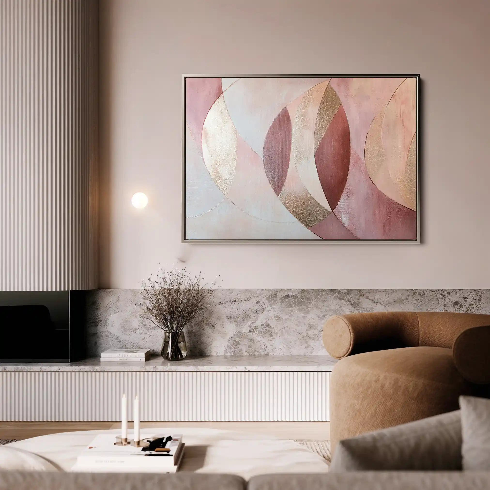 Boho 161 Canvas Art 60 x 40 cm / Black