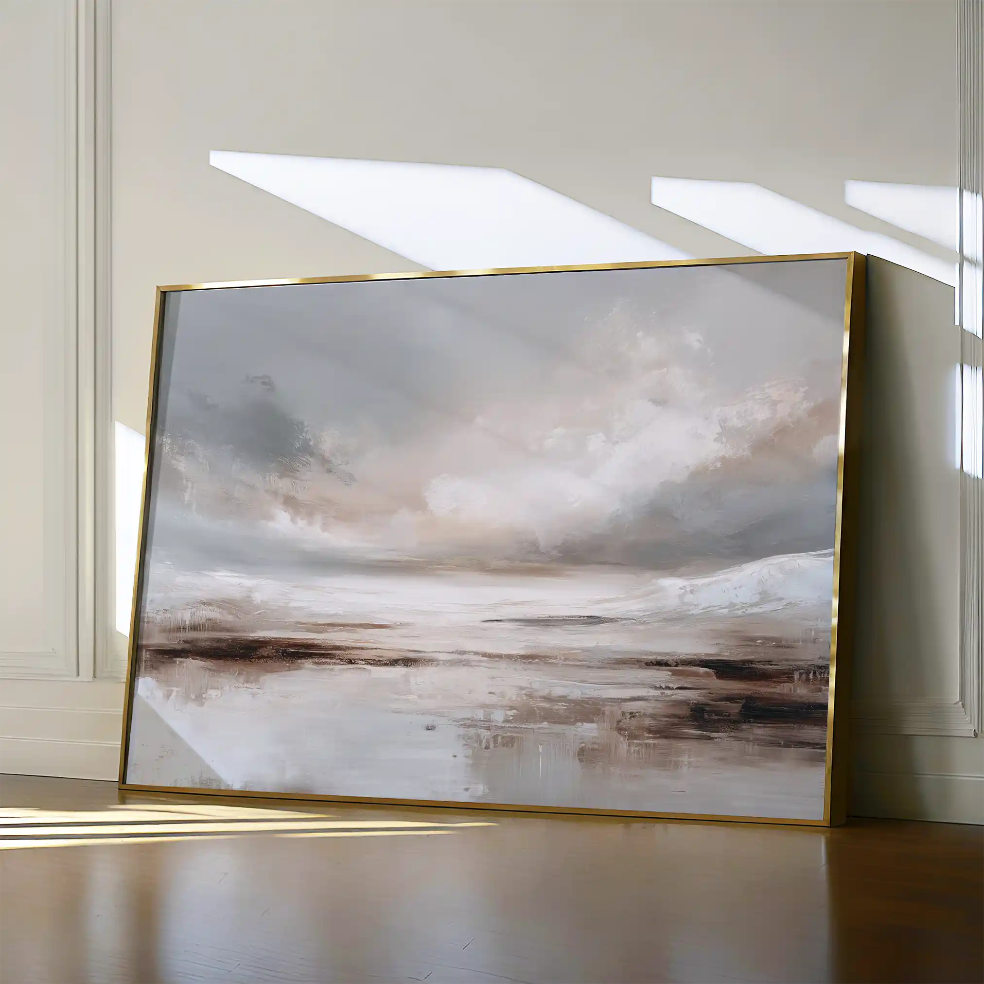 Abstract 1610 Canvas Art 60 x 40 cm / Black