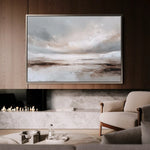 Abstract 1610 Canvas Art 60 x 40 cm / Black