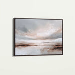 Abstract 1610 Canvas Art 60 x 40 cm / Black