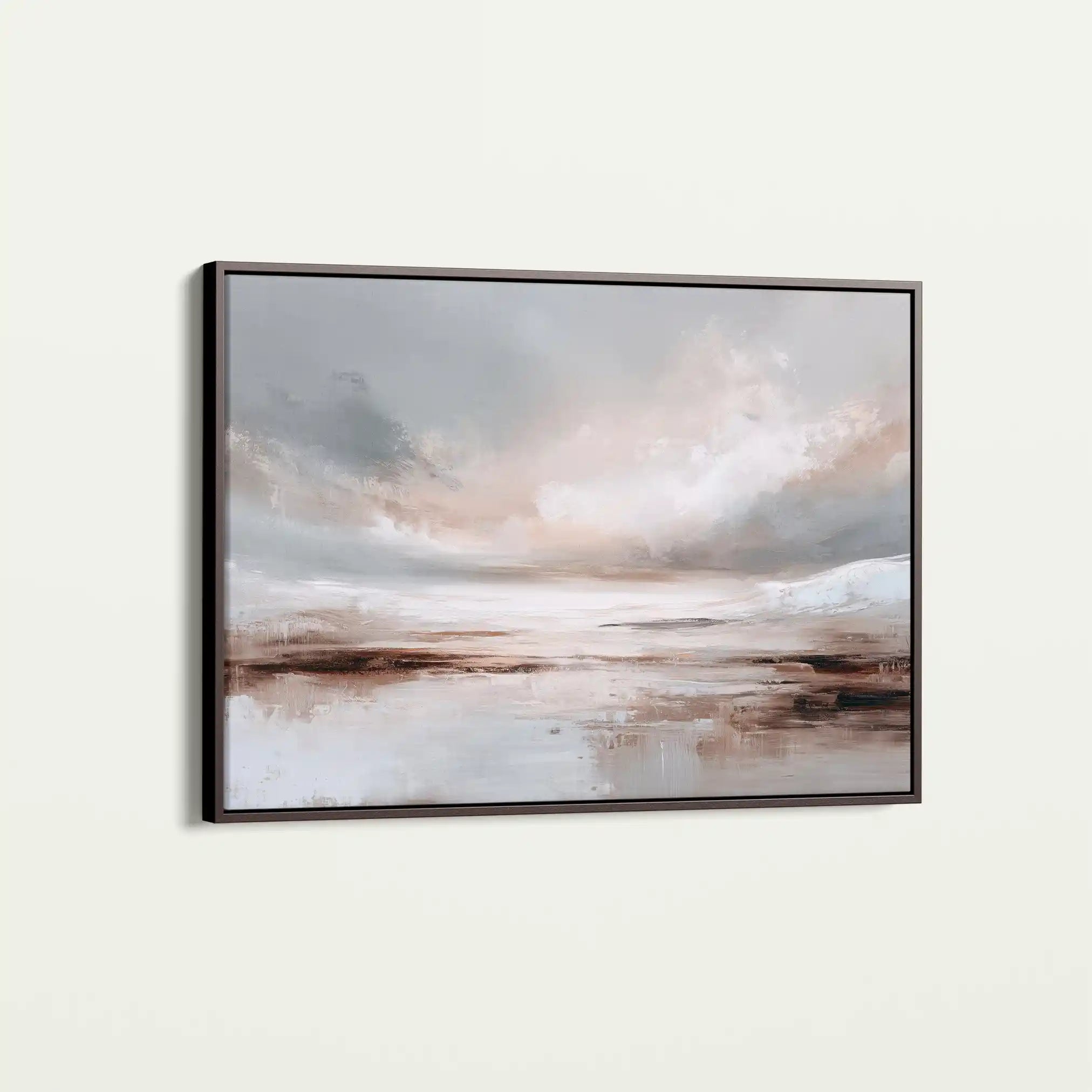 Abstract 1610 Canvas Art 60 x 40 cm / Black