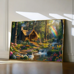 Landscape 162 Canvas Art 60 x 40 cm / Black