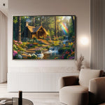 Landscape 162 Canvas Art 60 x 40 cm / Black