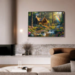 Landscape 162 Canvas Art 60 x 40 cm / Black