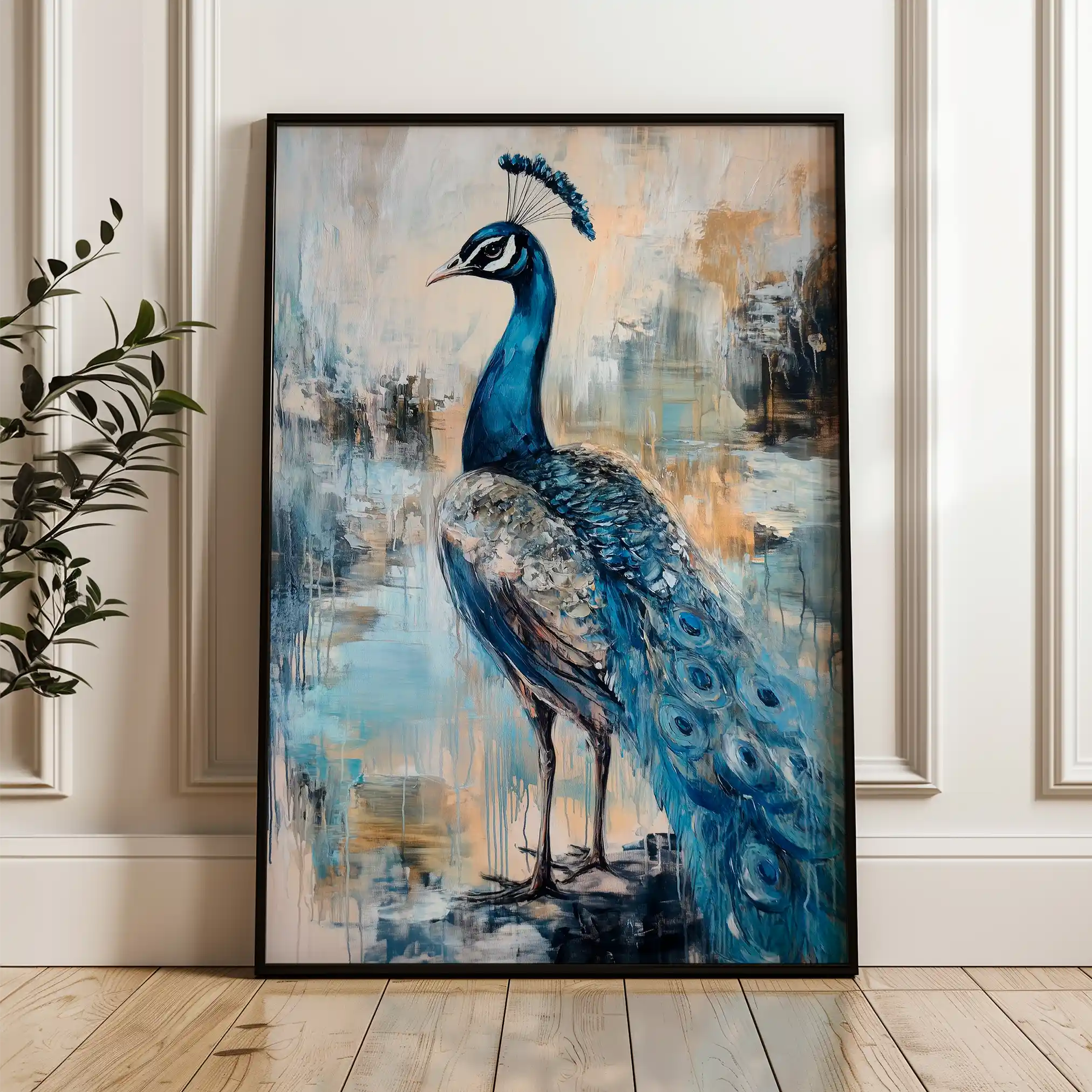 Animals 163 Canvas Art 60 x 40 cm / Black