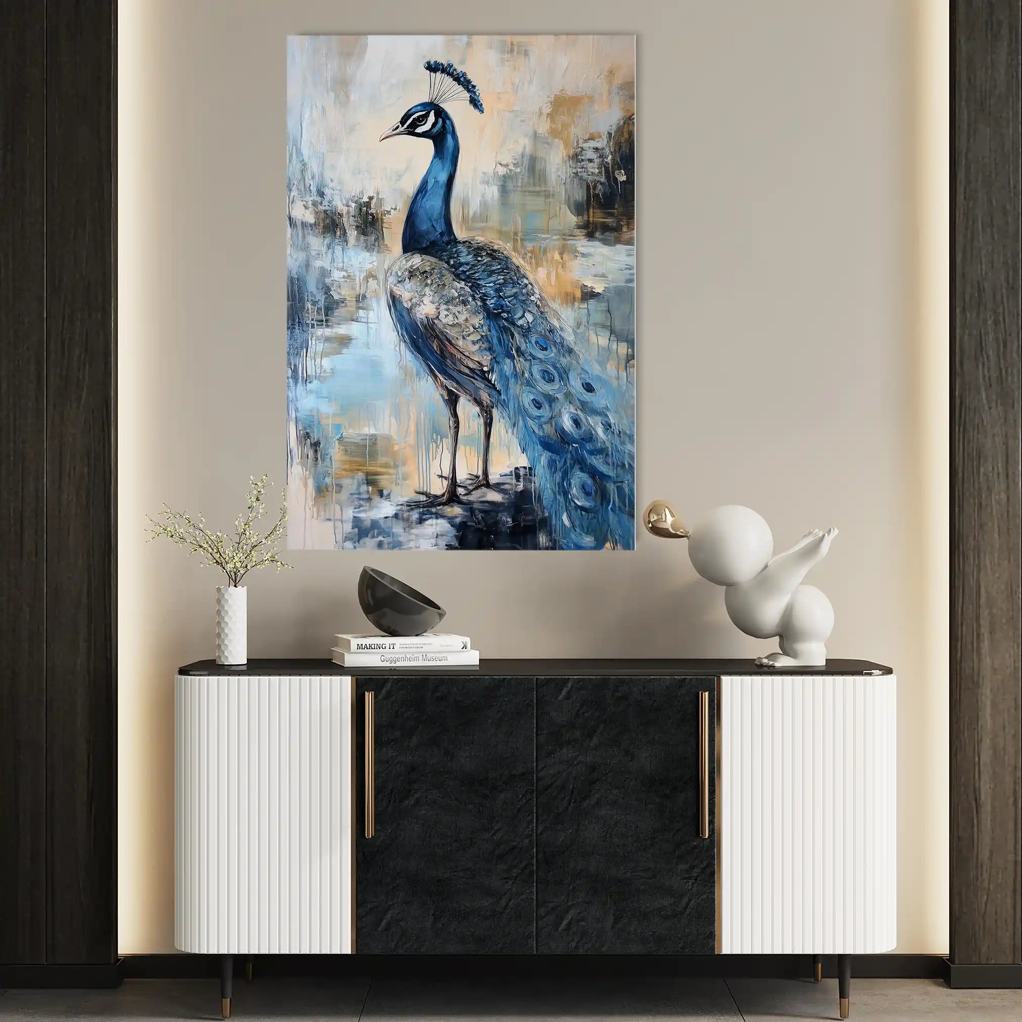 Animals 163 Canvas Art 60 x 40 cm / Black