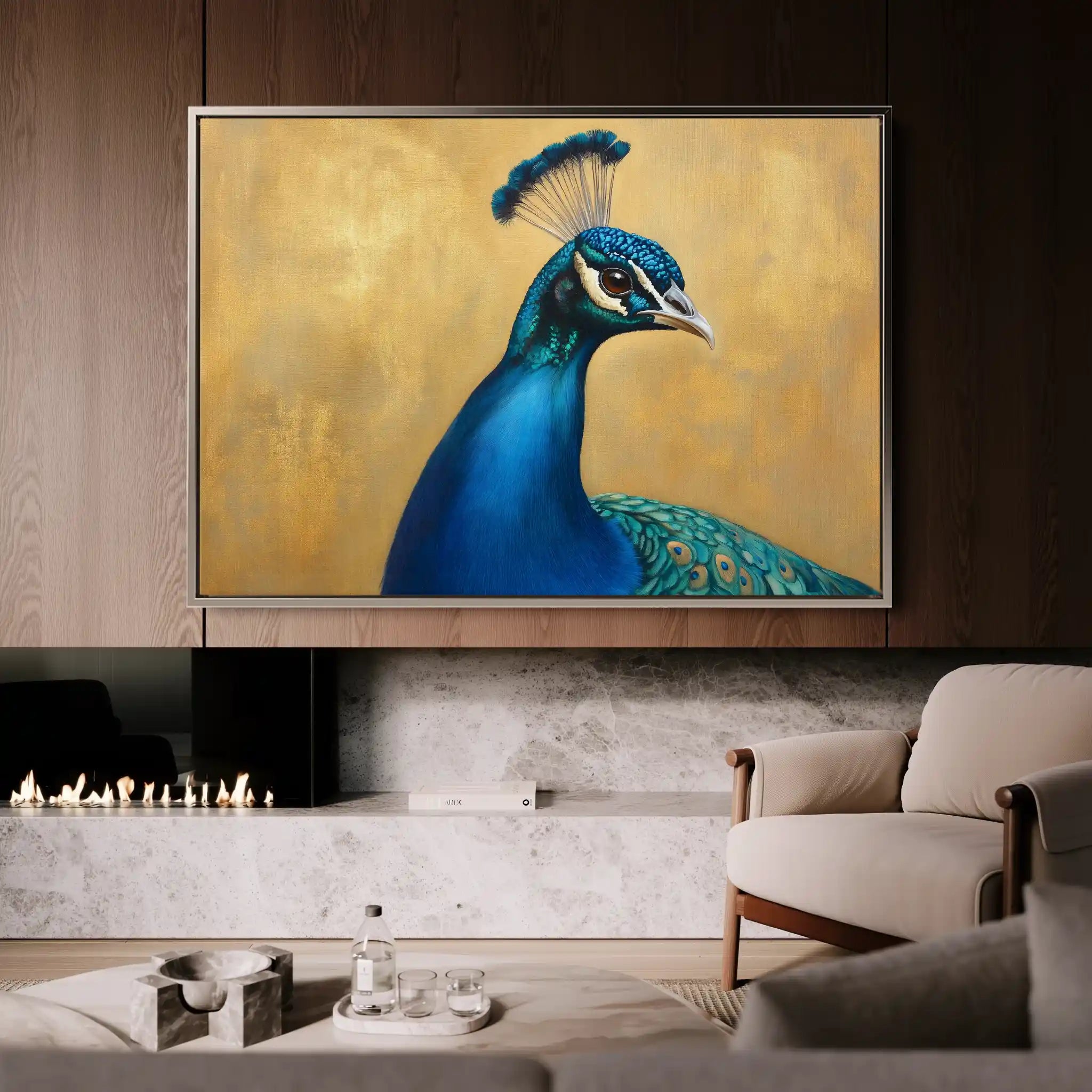 Animals 165 Canvas Art 60 x 40 cm / Black