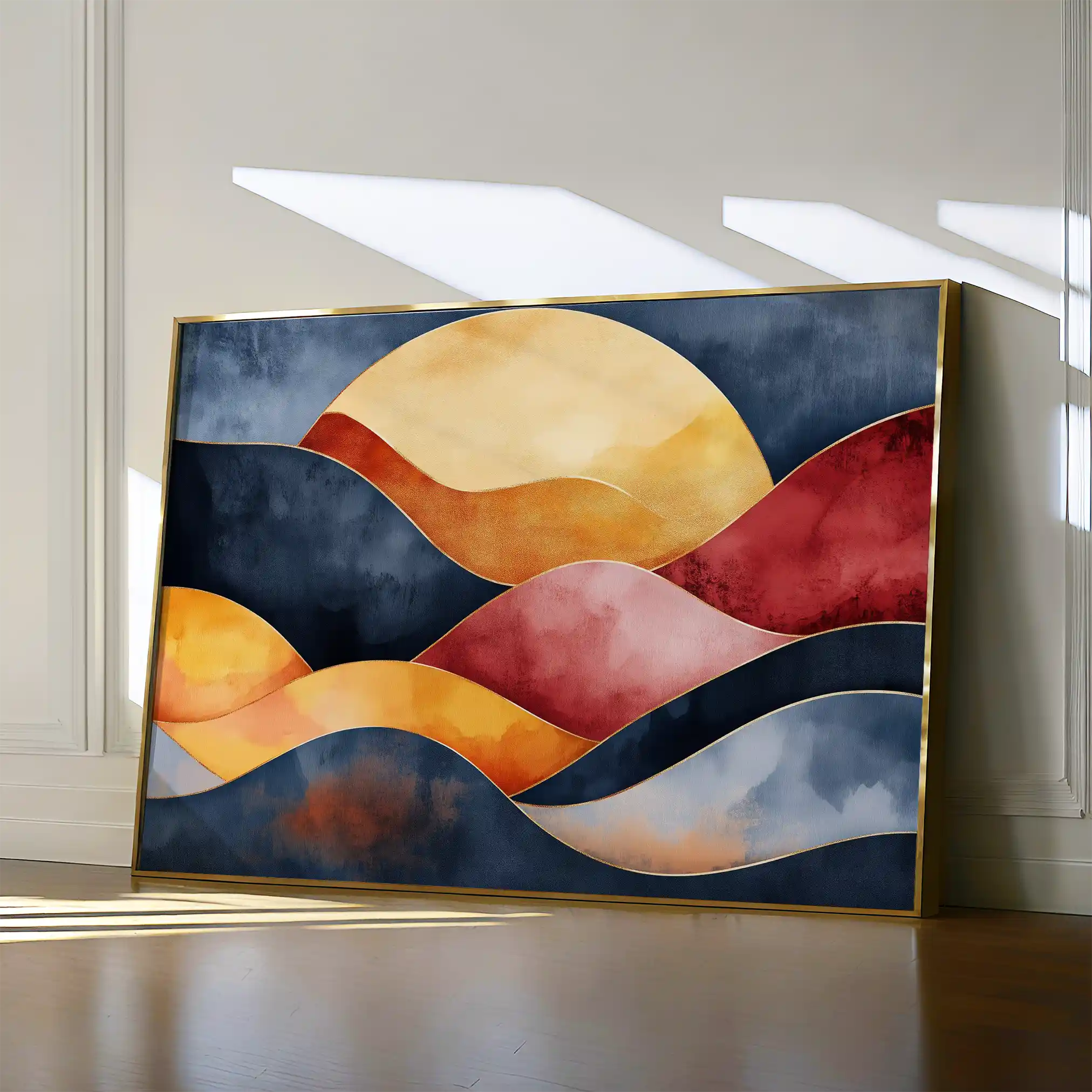 Boho 165 Canvas Art 60 x 40 cm / Black