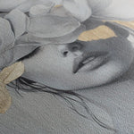 Portrait 165 Canvas Art 60 x 40 cm / Black