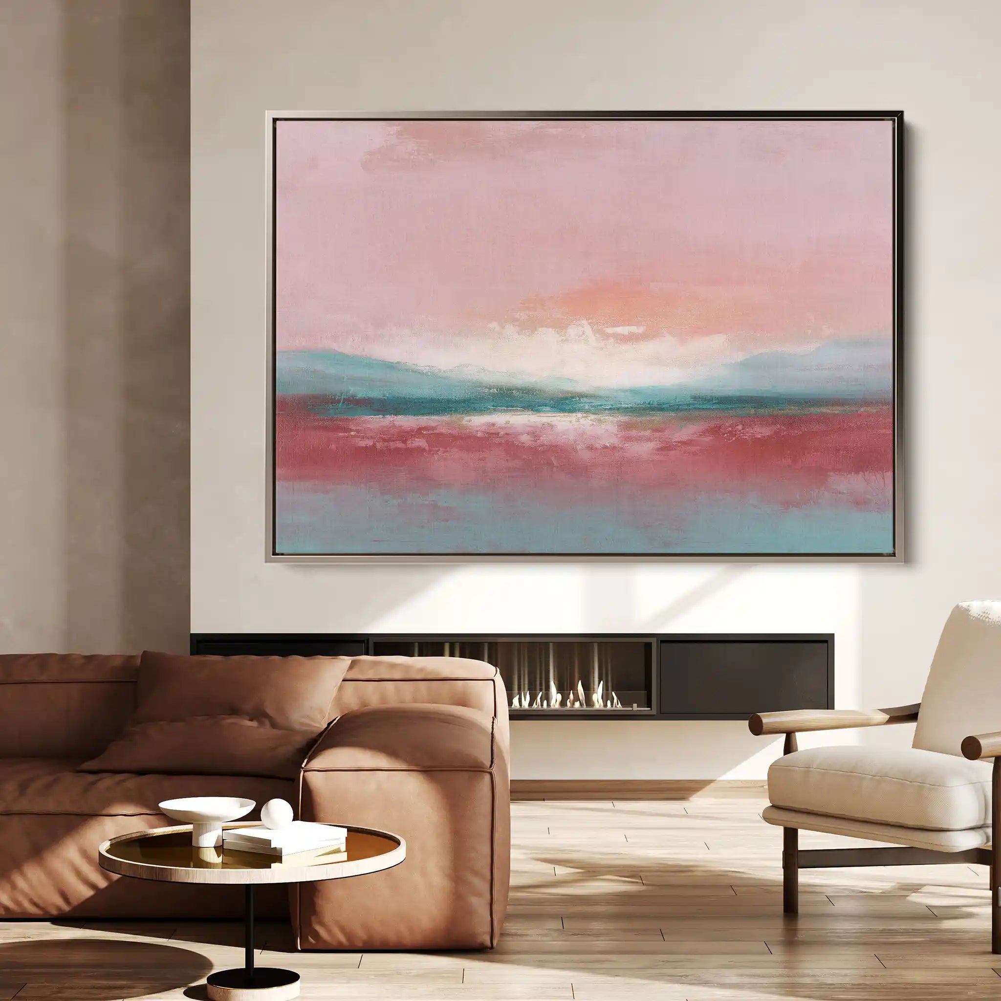 Abstract 1658 Canvas Art 60 x 40 cm / Black