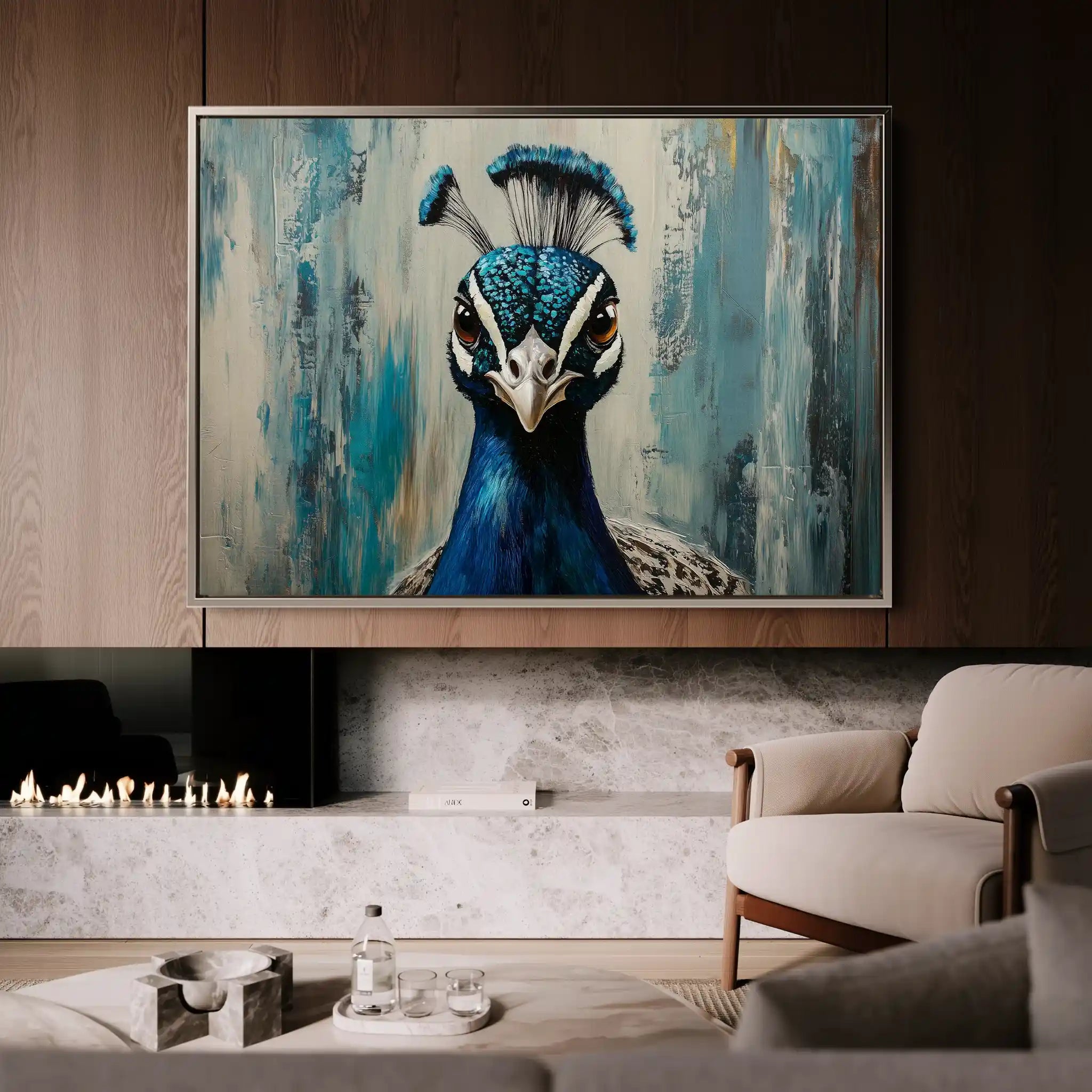 Animals 166 Canvas Art 60 x 40 cm / Black