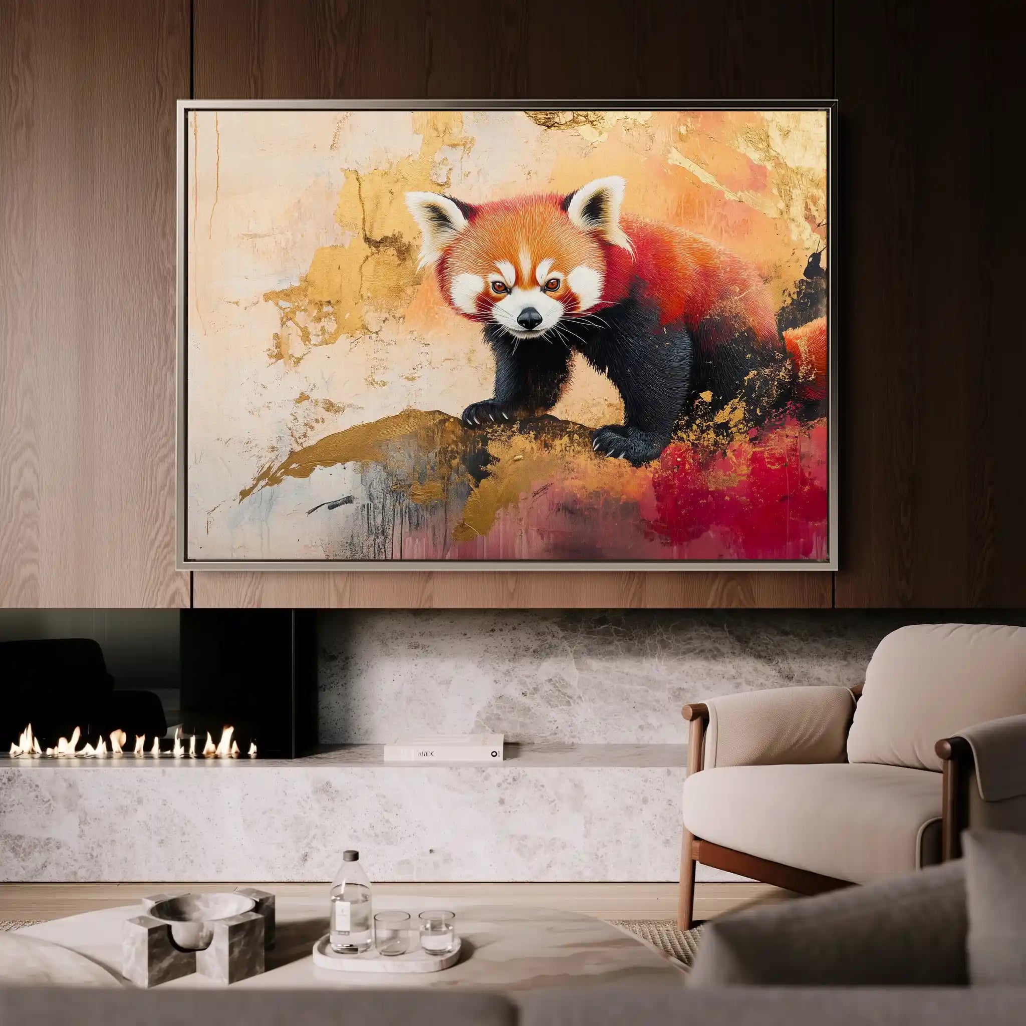 Animals 167 Canvas Art 60 x 40 cm / Black