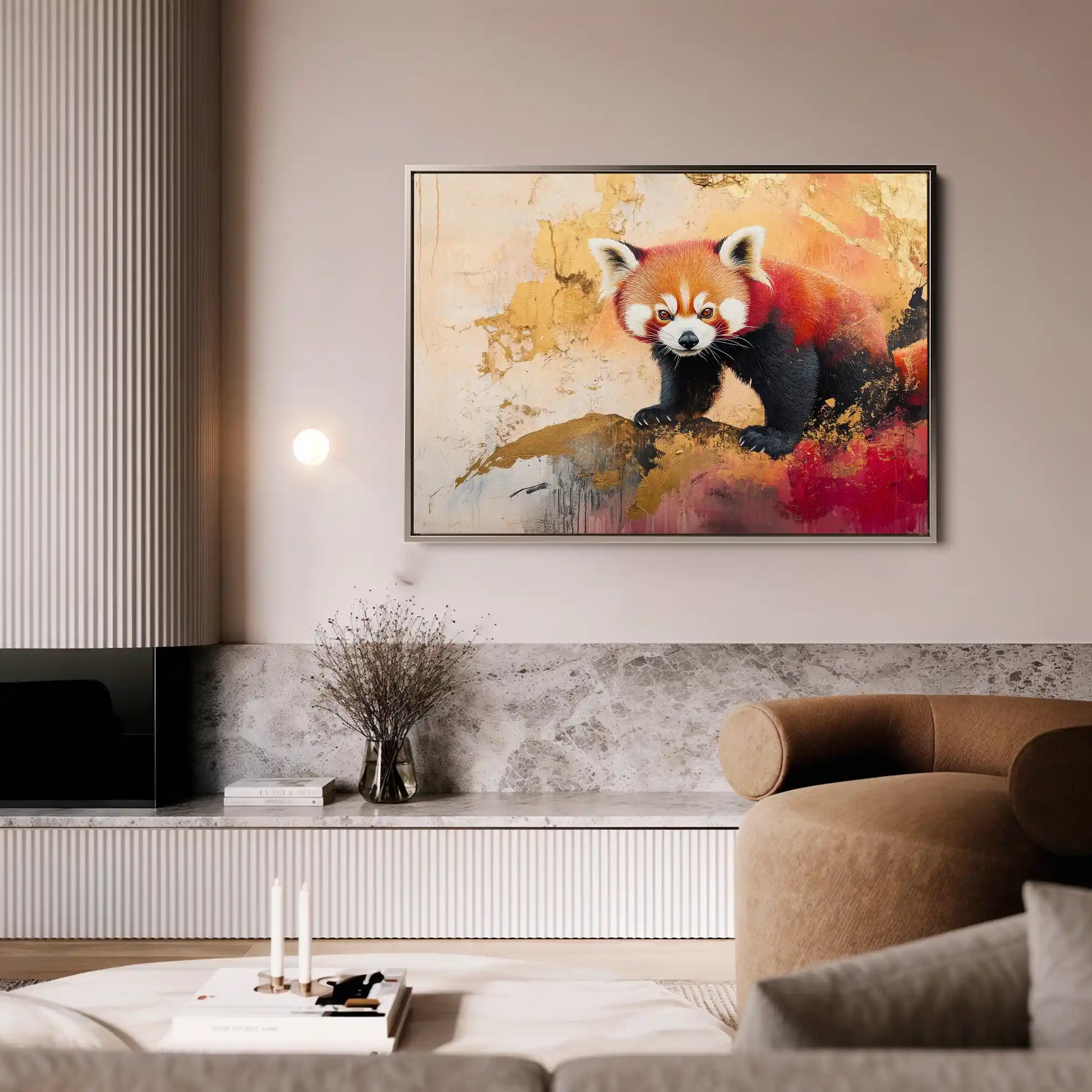 Animals 167 Canvas Art 60 x 40 cm / Black