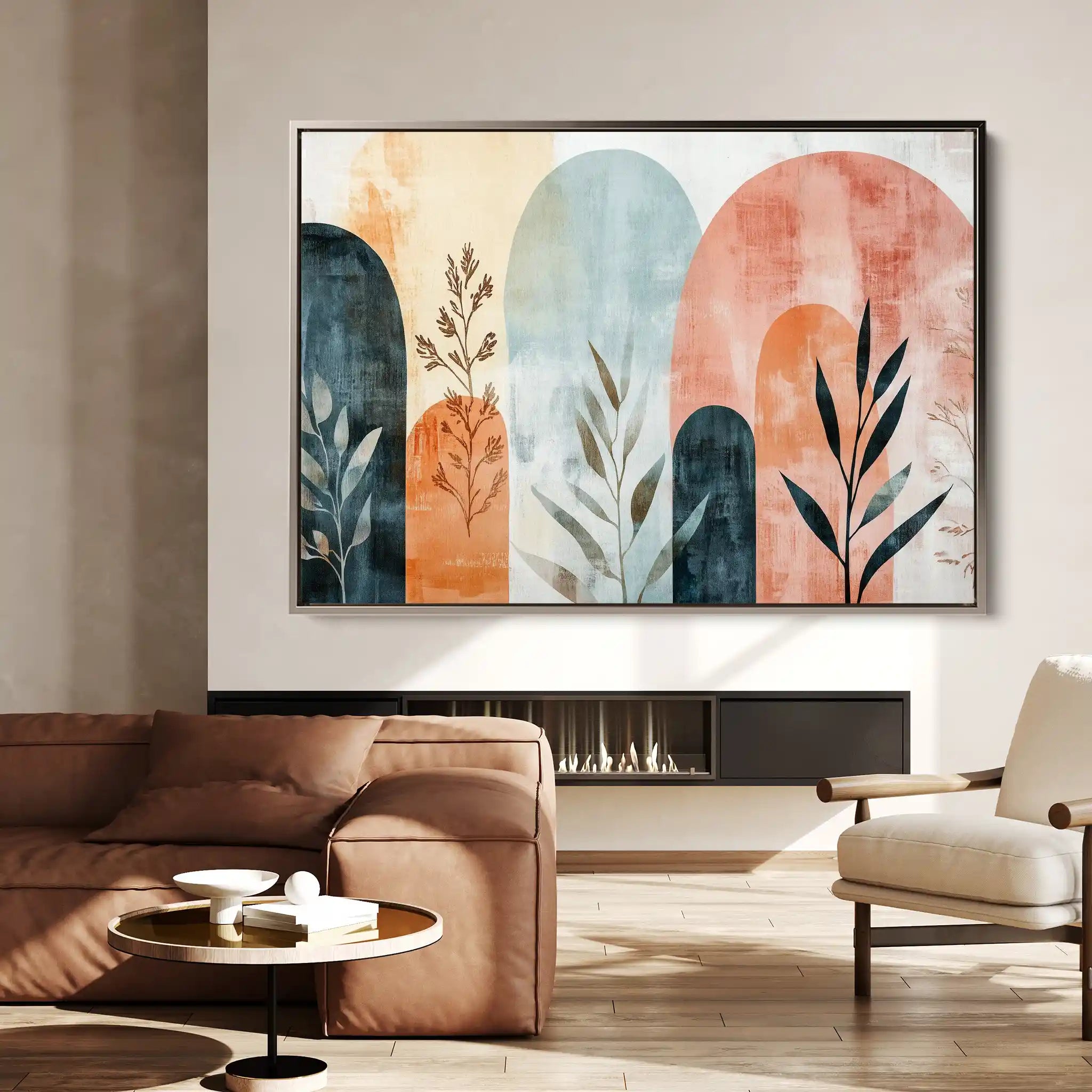 Boho 167 Canvas Art 60 x 40 cm / Black