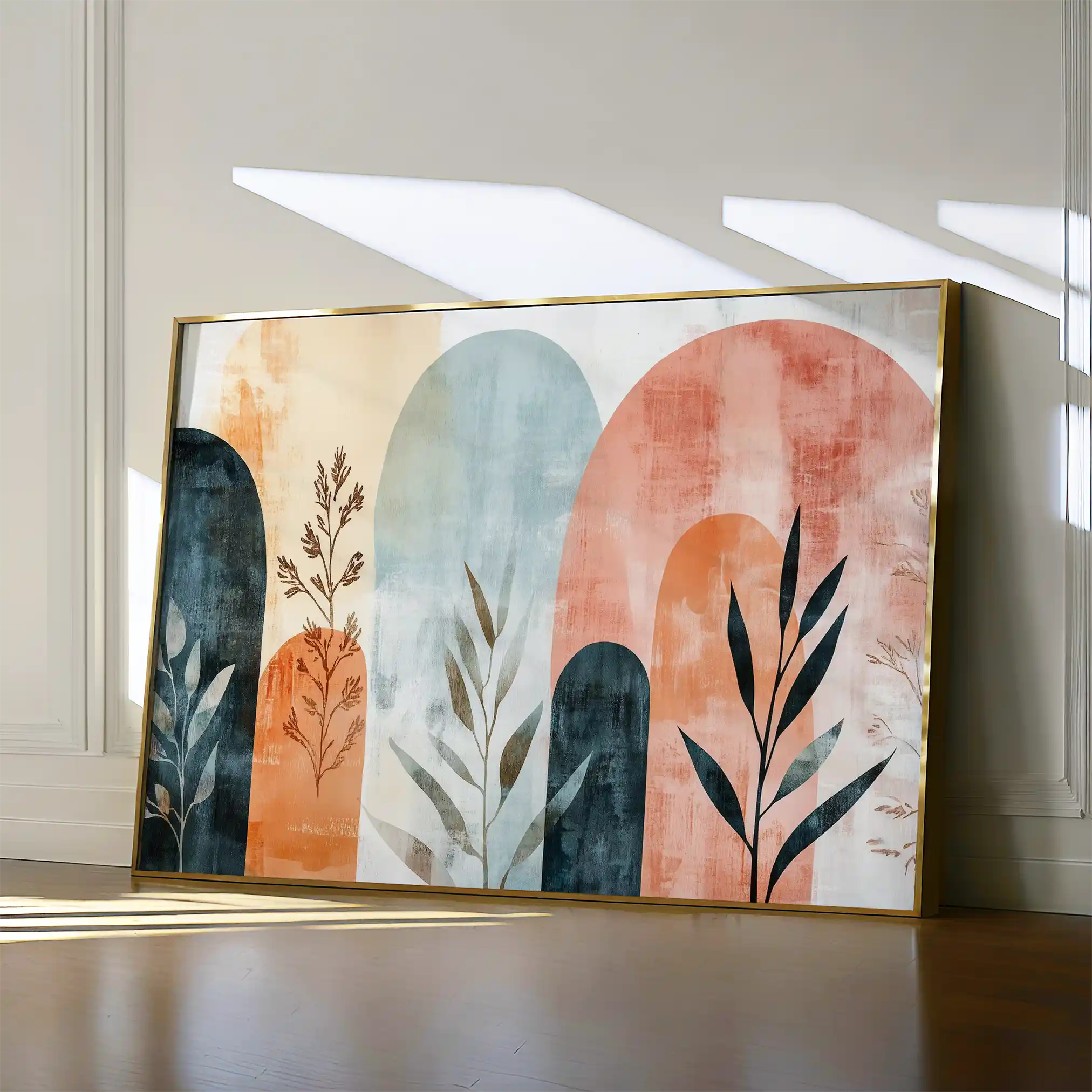 Boho 167 Canvas Art 60 x 40 cm / Black