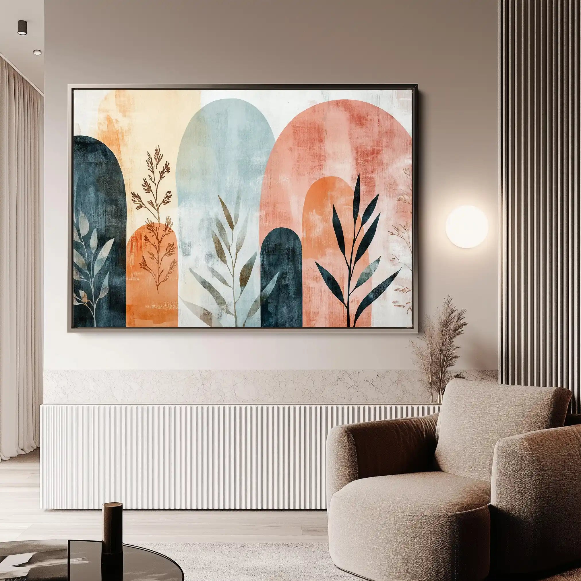 Boho 167 Canvas Art 60 x 40 cm / Black