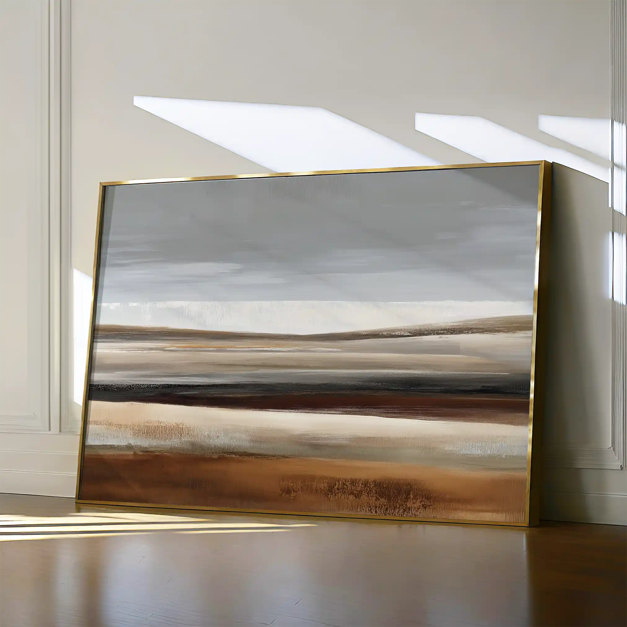 Abstract 1678 Canvas Art 60 x 40 cm / Black