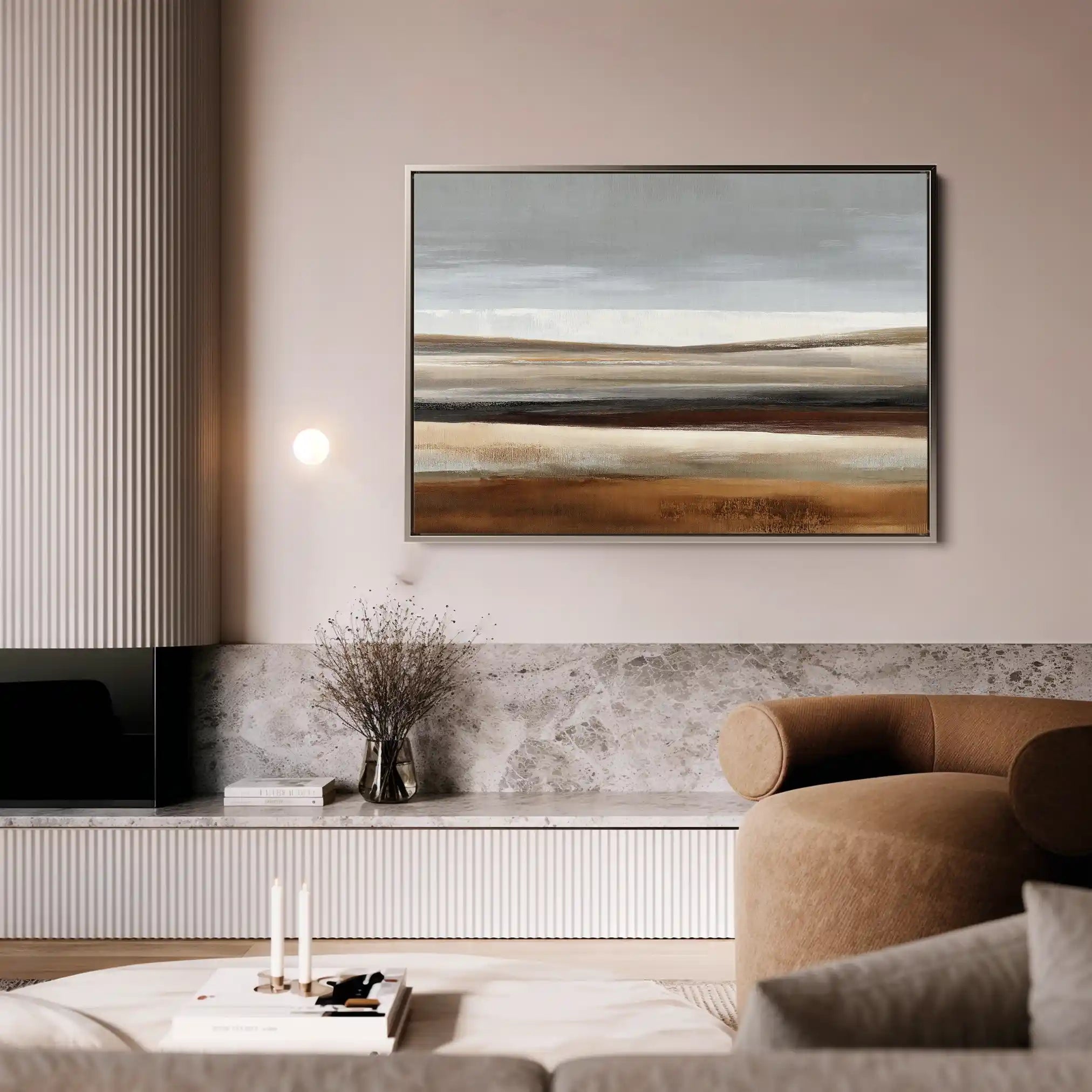 Abstract 1678 Canvas Art 60 x 40 cm / Black