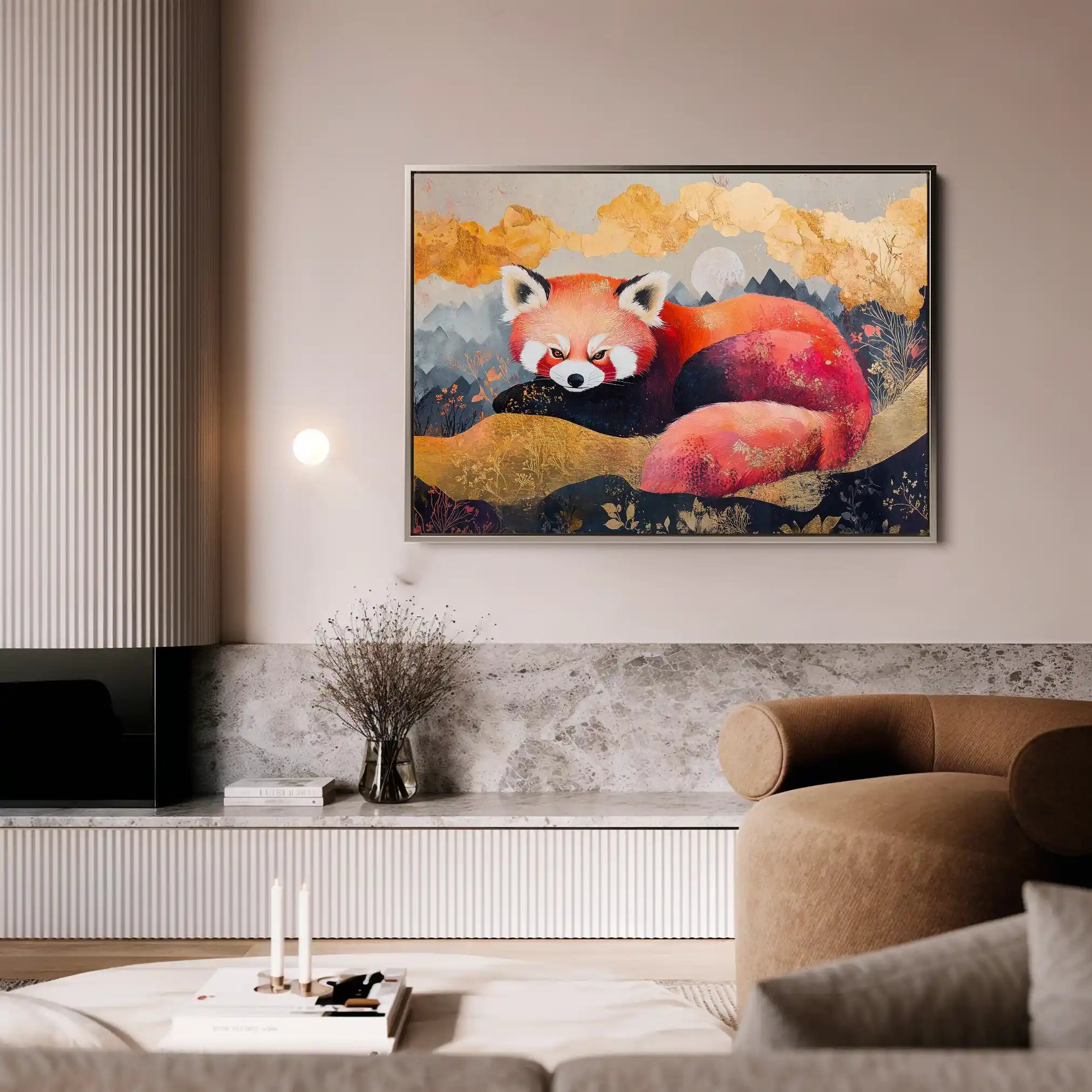 Animals 168 Canvas Art 60 x 40 cm / Black