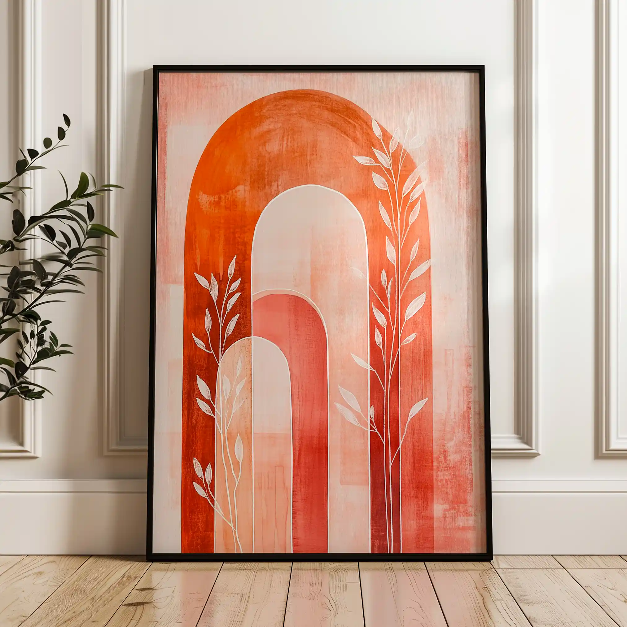 Boho 168 Canvas Art 60 x 40 cm / Black