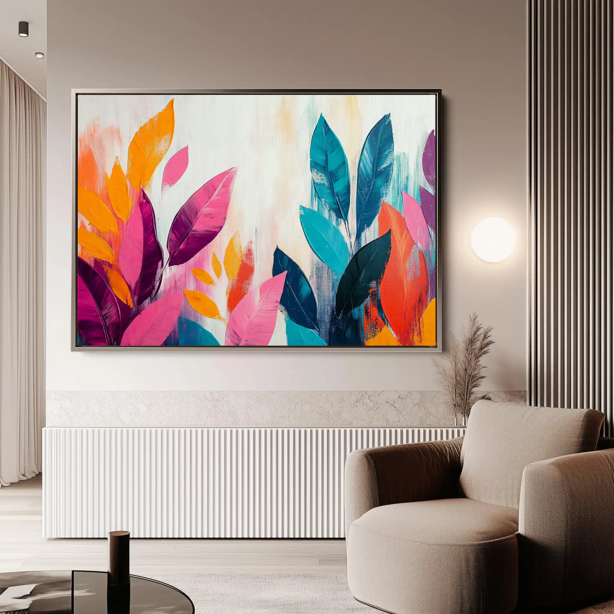 Boho 169 Canvas Art 60 x 40 cm / Black