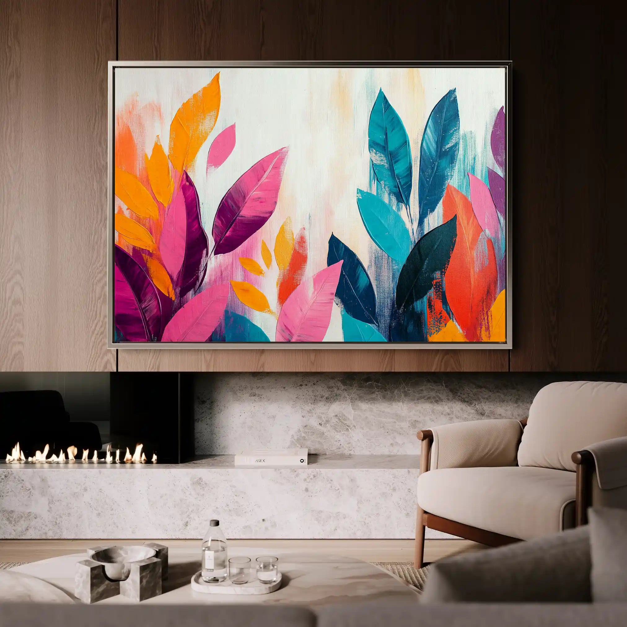 Boho 169 Canvas Art 60 x 40 cm / Black