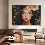 Portrait 170 Canvas Art 60 x 40 cm / Black