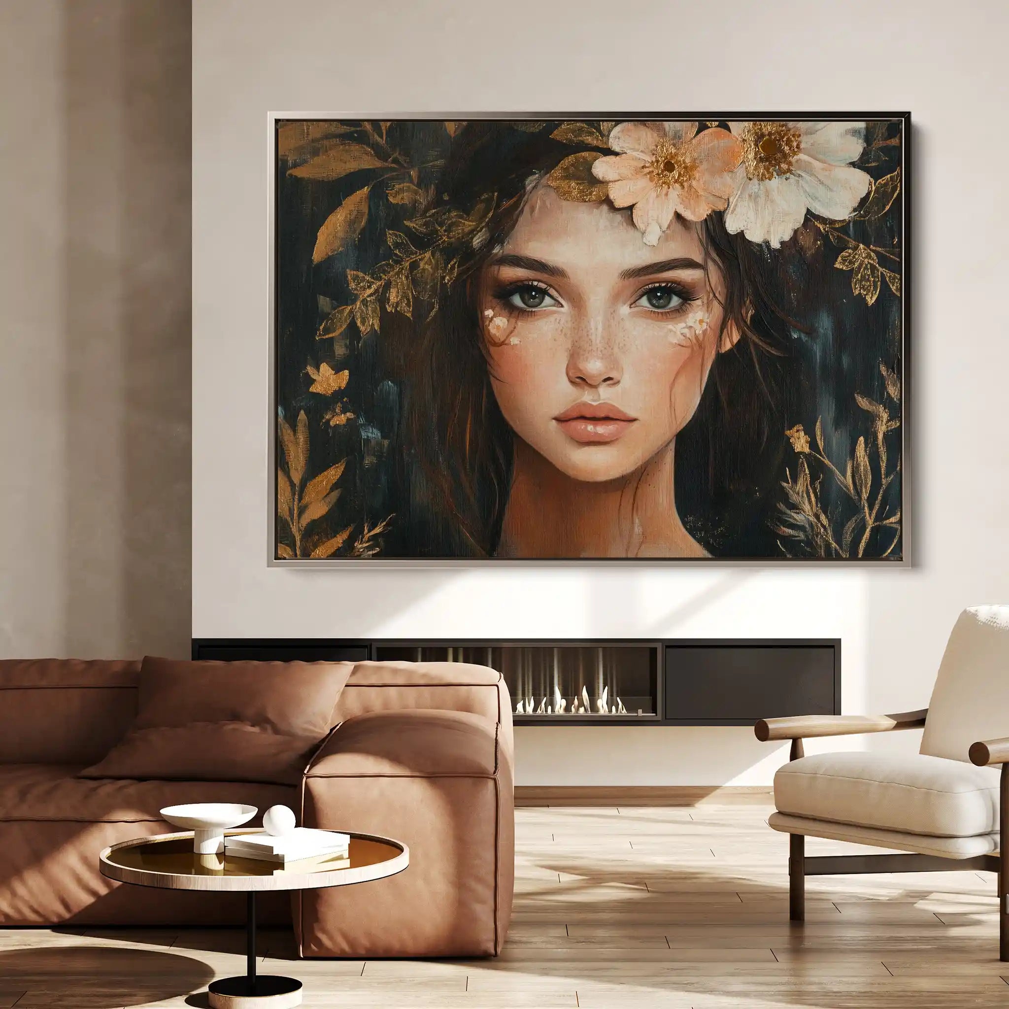 Portrait 170 Canvas Art 60 x 40 cm / Black