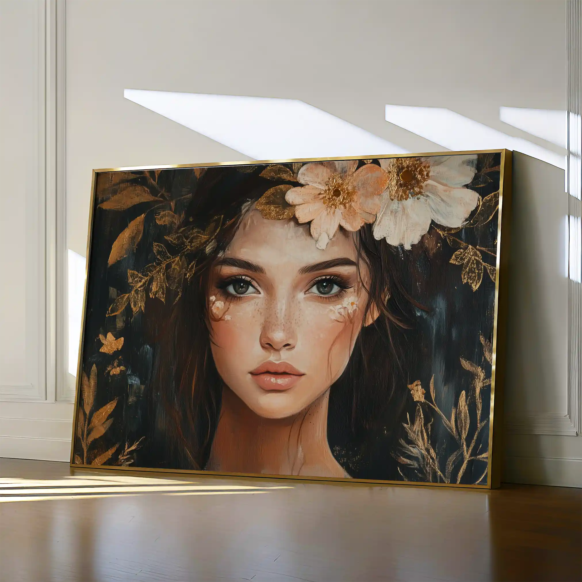 Portrait 170 Canvas Art 60 x 40 cm / Black