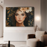 Portrait 170 Canvas Art 60 x 40 cm / Black