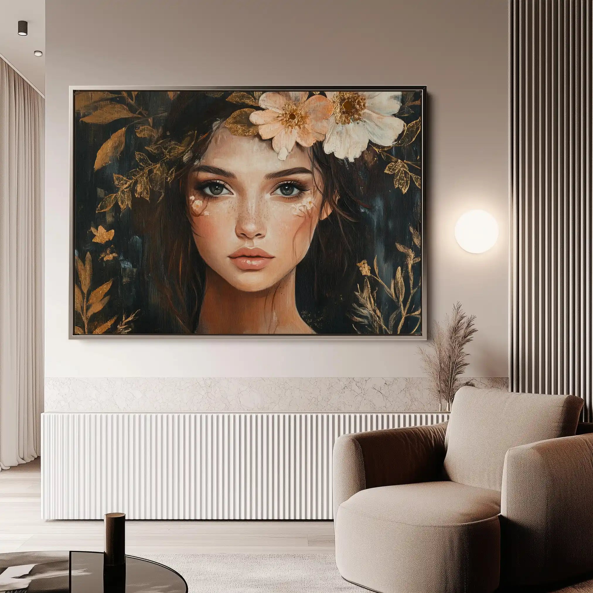 Portrait 170 Canvas Art 60 x 40 cm / Black