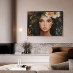 Portrait 170 Canvas Art 60 x 40 cm / Black