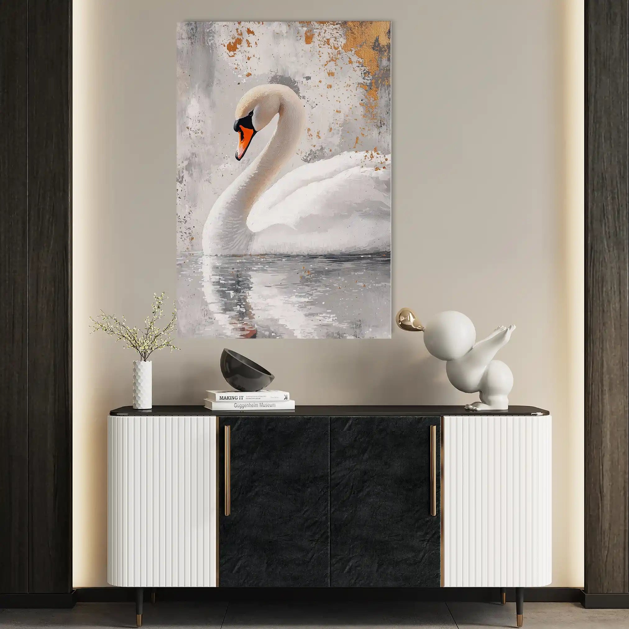 Animals 171 Canvas Art 60 x 40 cm / Black