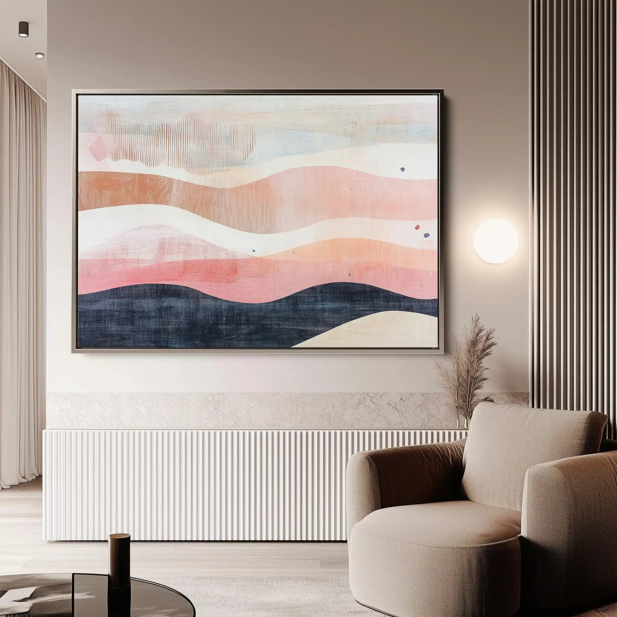 Boho 171 Canvas Art 60 x 40 cm / Black