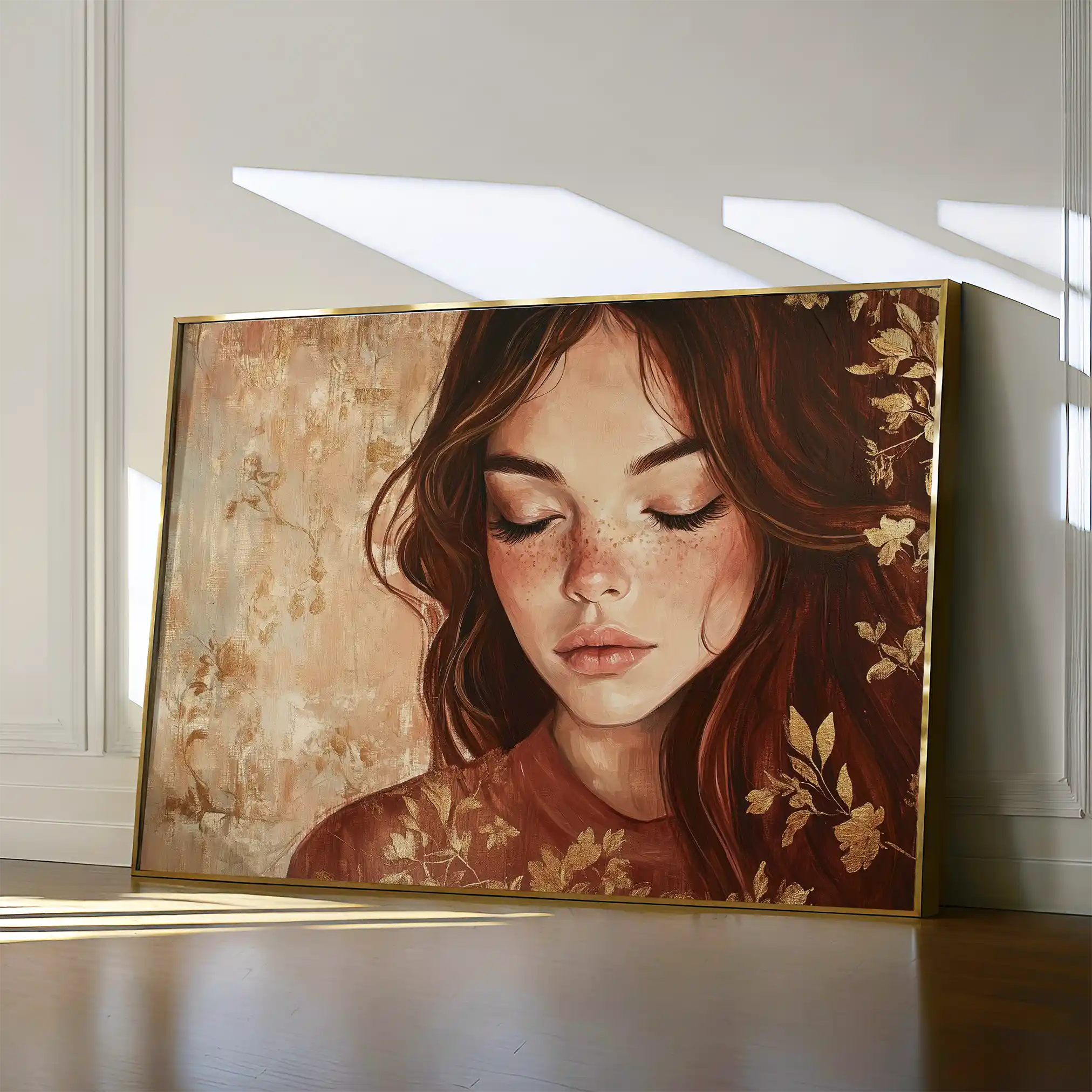 Portrait 171 Canvas Art 60 x 40 cm / Black