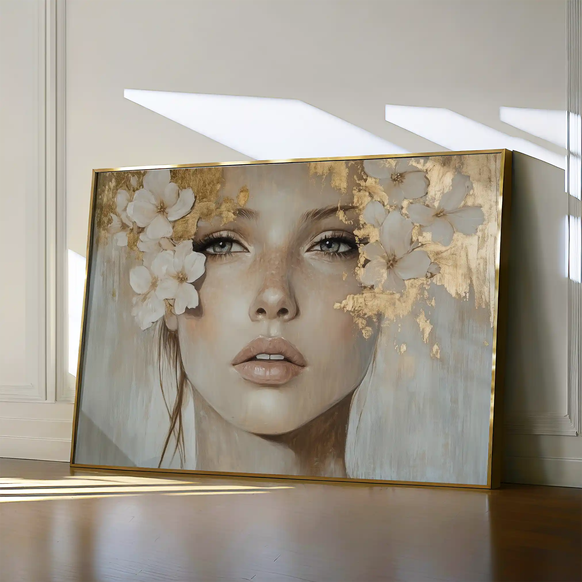 Portrait 172 Canvas Art 60 x 40 cm / Black