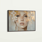 Portrait 172 Canvas Art 60 x 40 cm / Black