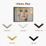 Portrait 172 Canvas Art 60 x 40 cm / Black