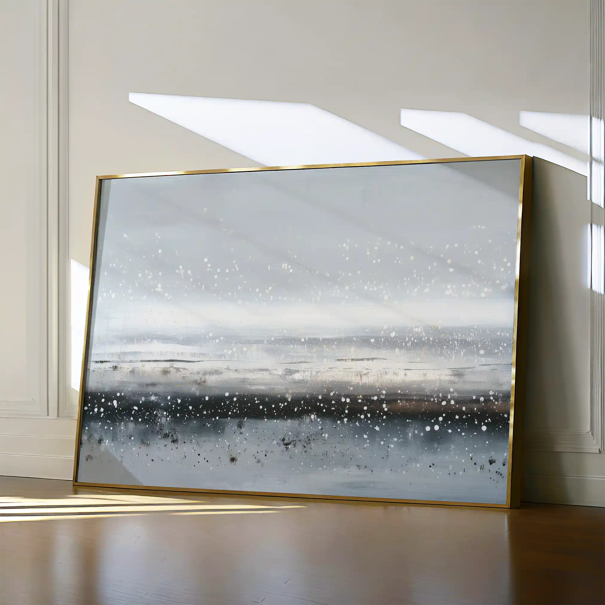 Abstract 1721 Canvas Art 60 x 40 cm / Black