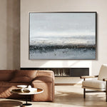 Abstract 1721 Canvas Art 60 x 40 cm / Black