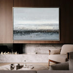 Abstract 1721 Canvas Art 60 x 40 cm / Black