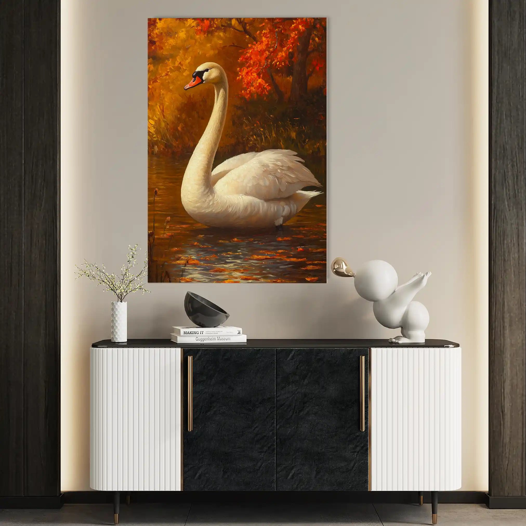 Animals 173 Canvas Art 60 x 40 cm / Black
