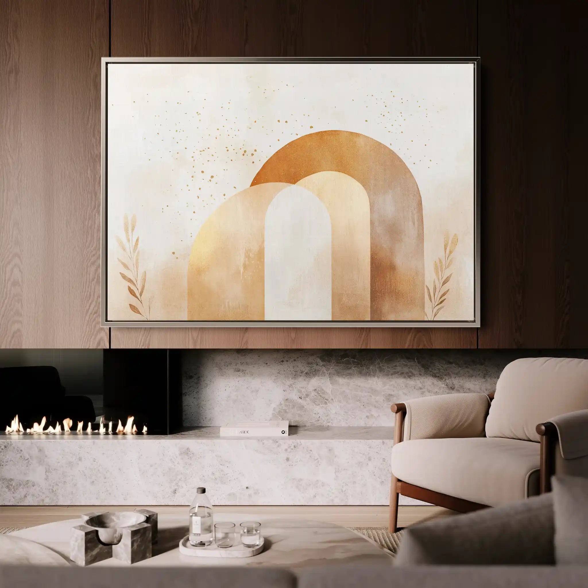 Boho 173 Canvas Art 60 x 40 cm / Black