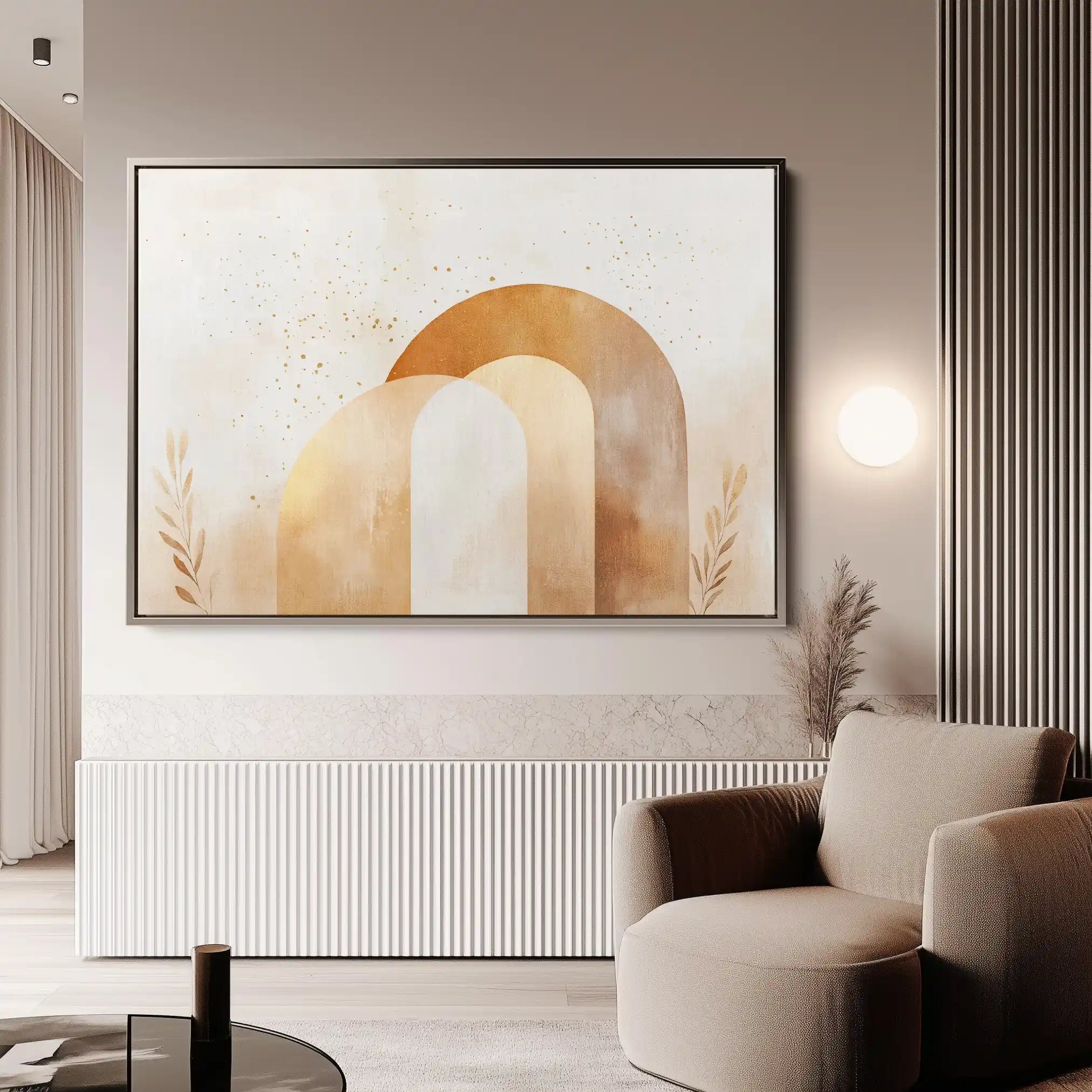 Boho 173 Canvas Art 60 x 40 cm / Black