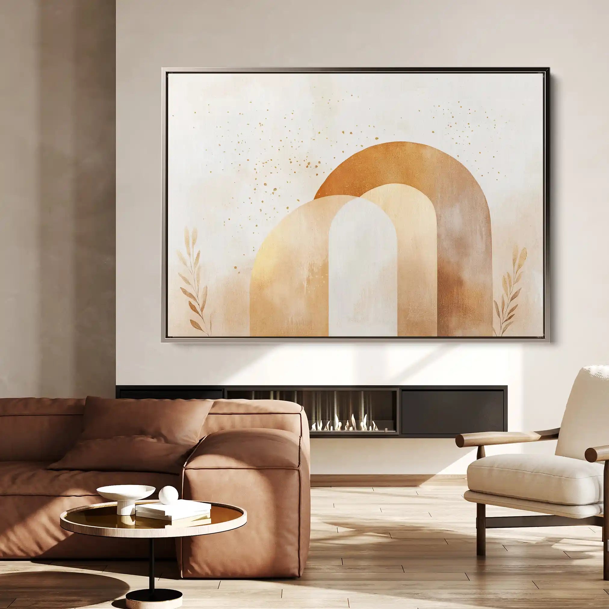 Boho 173 Canvas Art 60 x 40 cm / Black