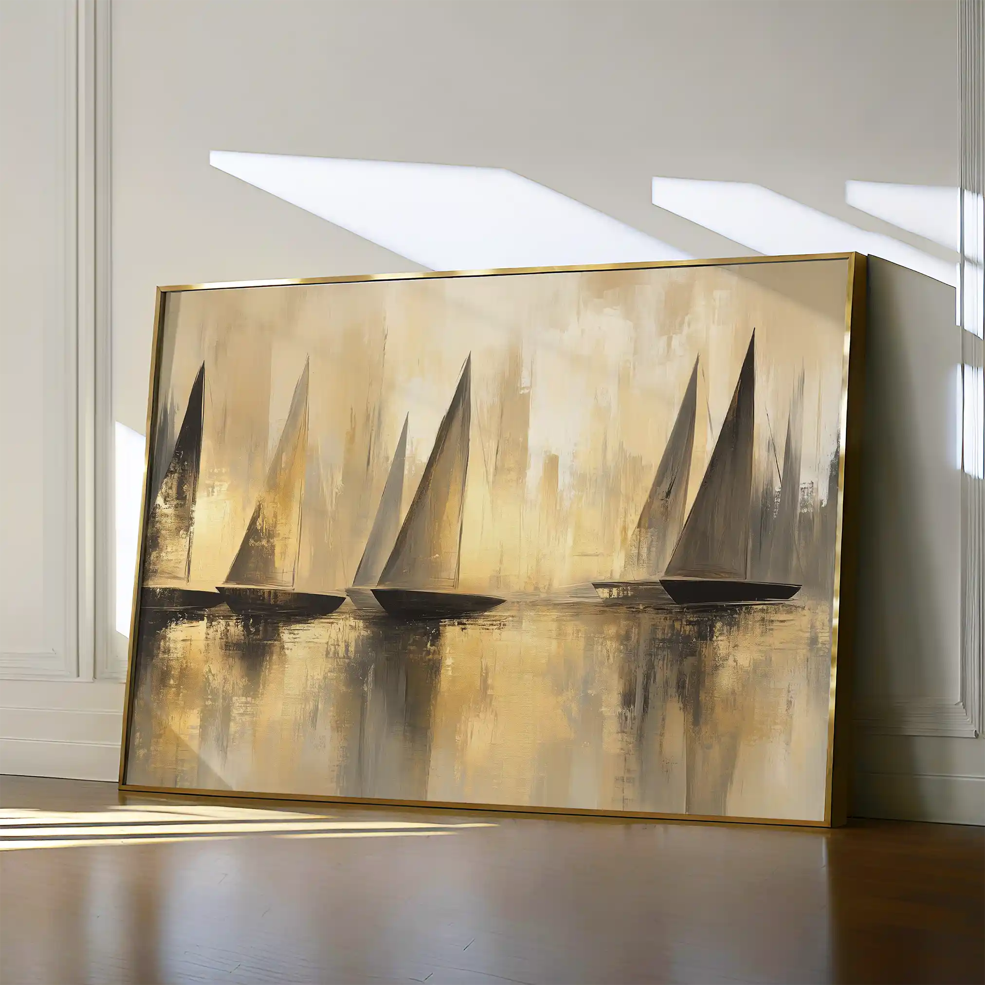 Landscape 174 Canvas Art 60 x 40 cm / Black