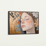 Portrait 174 Canvas Art 60 x 40 cm / Black